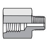 Port Adapter - NPT/NPTF to SAE-ORB - Straight